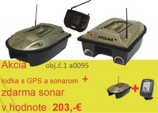Zavážacia loďka+sonar+GPS+sonar